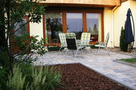 Terrasse - Ferienhaus Jackl in Rathmannsdorf - Sächsische Schweiz